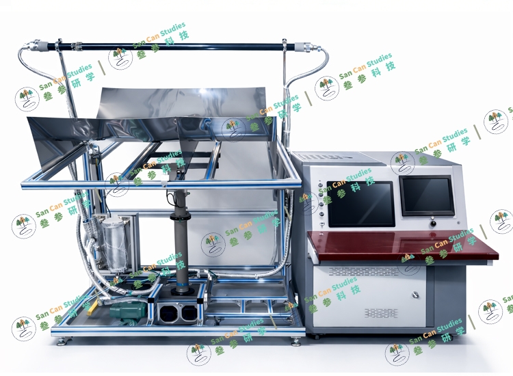 太阳能槽式聚光热发电实验系统